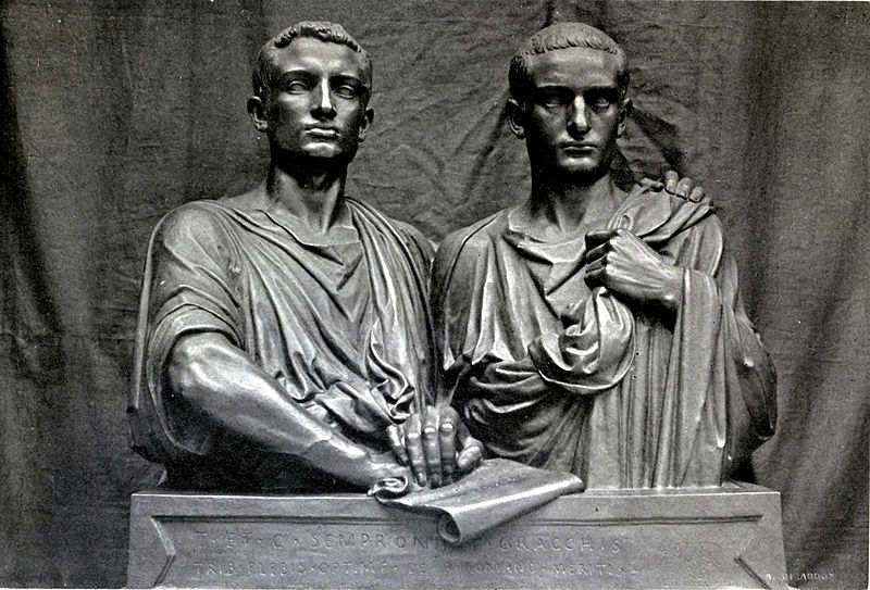 Brolių Grakchų skulptūra