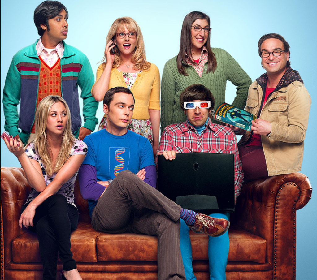 Serialo „The Big Bang Theory“ reklama